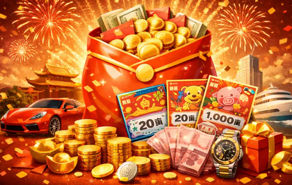 2000萬超級紅包 登場！2026 春節刮刮樂獎項規模一次看